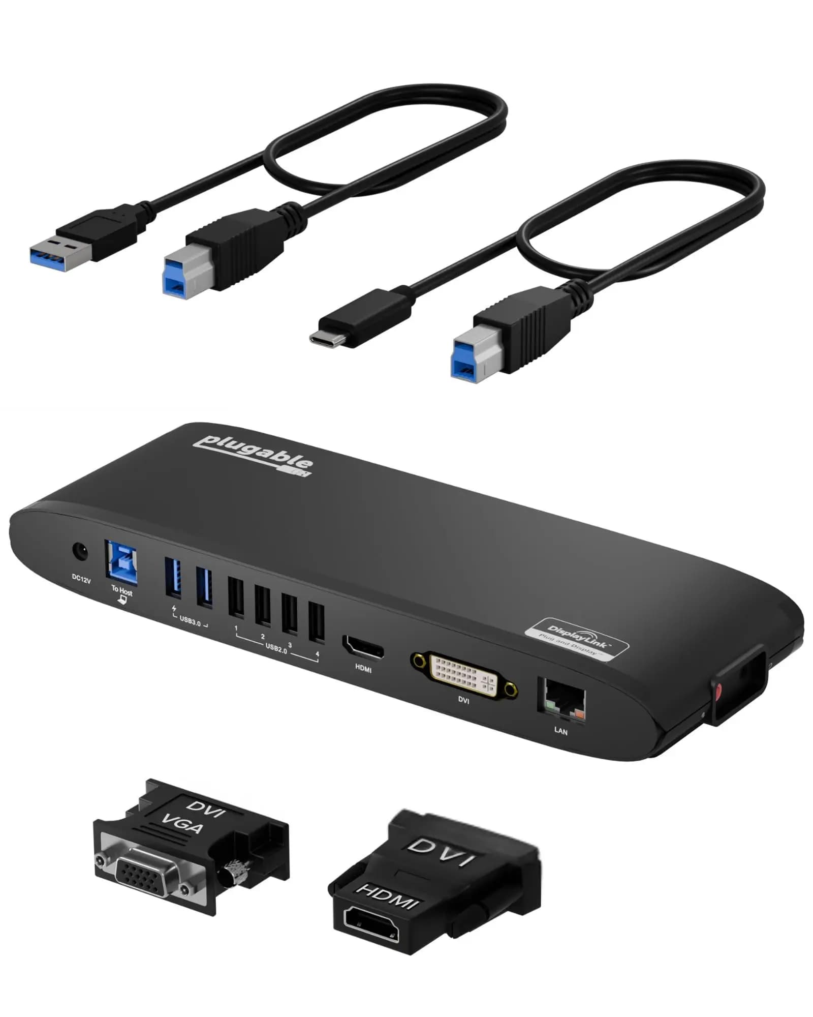 Docking station Thunderbolt 4 con doppio display 4K, HDMI 2.1, porte USB-A, Ethernet e ricarica da 96 W per laptop
