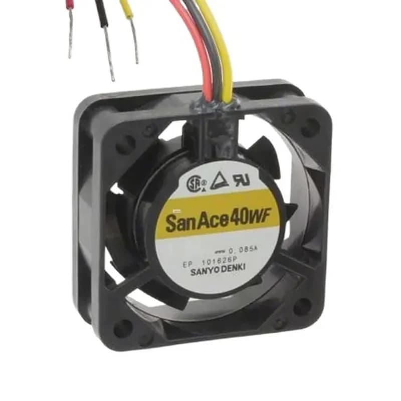Original Japan Sanyo SANACE40WF 40x40x20mm Cooling Fan for 9WF0424H601 and Fanuc 24V Systems