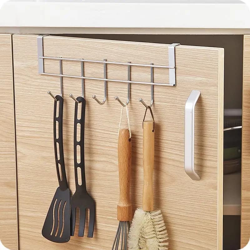 No Drill Over Door Hooks Heavy Duty Waterproof Space Saving Wall Hanger Organizer for Coat Bag Hat Kitchen Bathroom Laundry Room