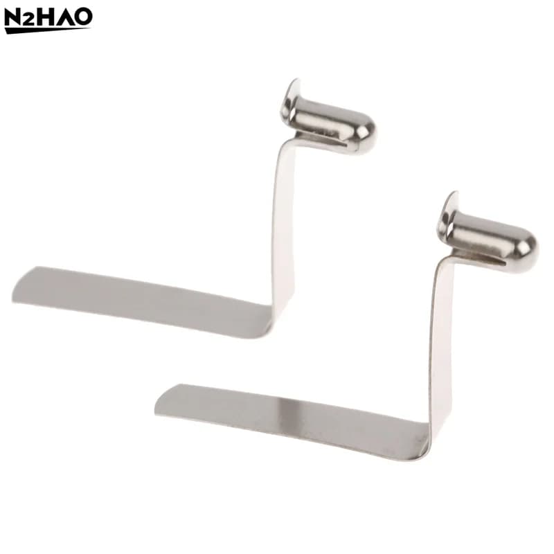 Clip a molla in acciaio da 10 pezzi, fermi a pressione per tubi, per palo tenda, pagaia kayak, 6mm, per palo tenda, paddle board, accessori da campeggio