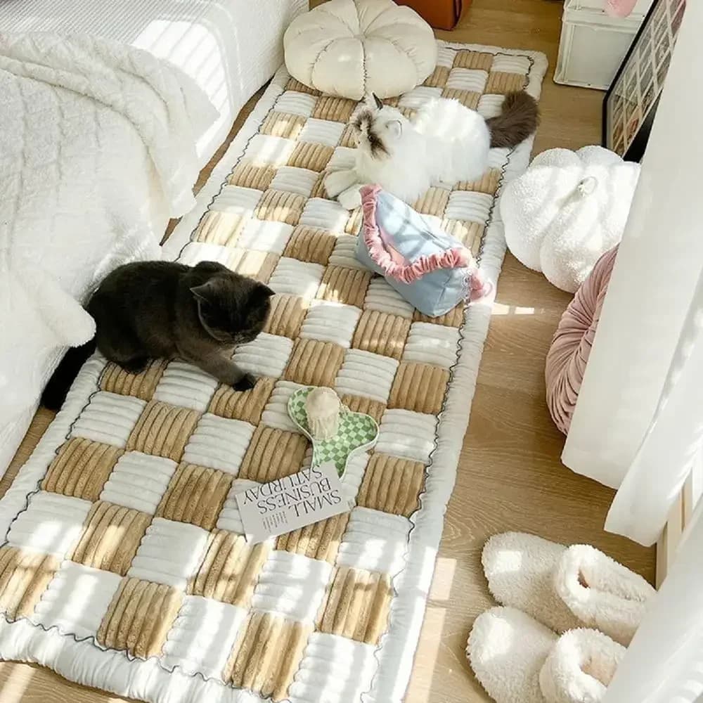 Plaid Patchwork Dog Sofa Protector, 70x180 cm Couch Cover