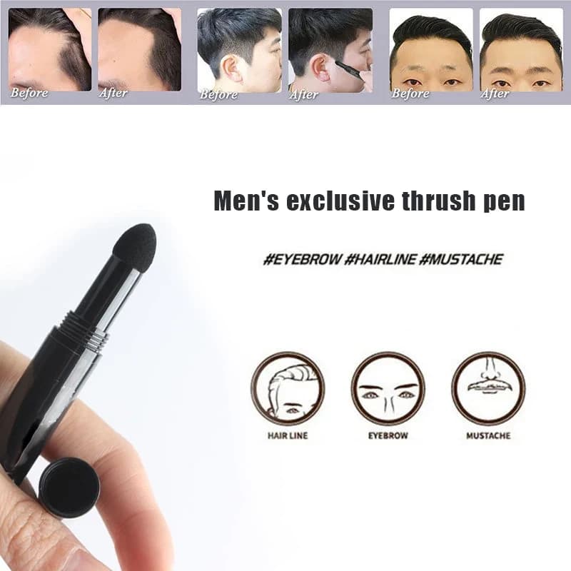 Eyebrow Hair Wrap Filling Waterproof and Durable Cos, Men Eyebrow Makeup Tools Natural Corrector