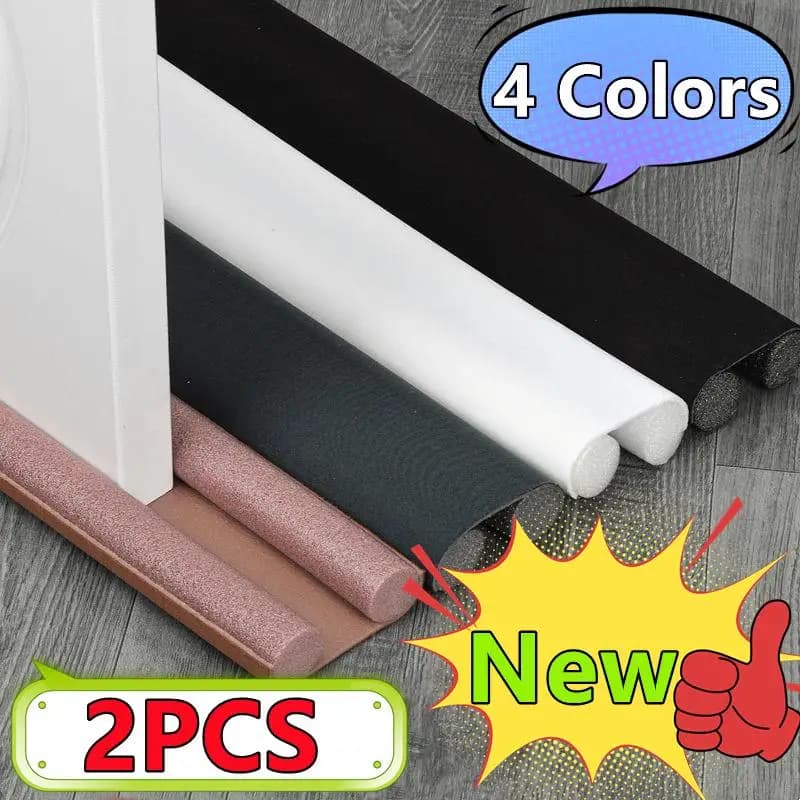 2/1PC Flexible Under La Porta Tiraggio Fermacorda e ganci Porta Striscia di Tenuta Inferiore Striscia Meteo Più Spessa Anti-Fro Gap Blocker di Tenuta Striscia Meteo