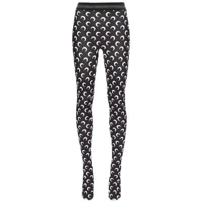Leggings da donna sottili elastici stampati dimagranti Streetwear Capispalla Pantaloni a strati base Pantaloni multifunzionali a sette/nove lunghezza