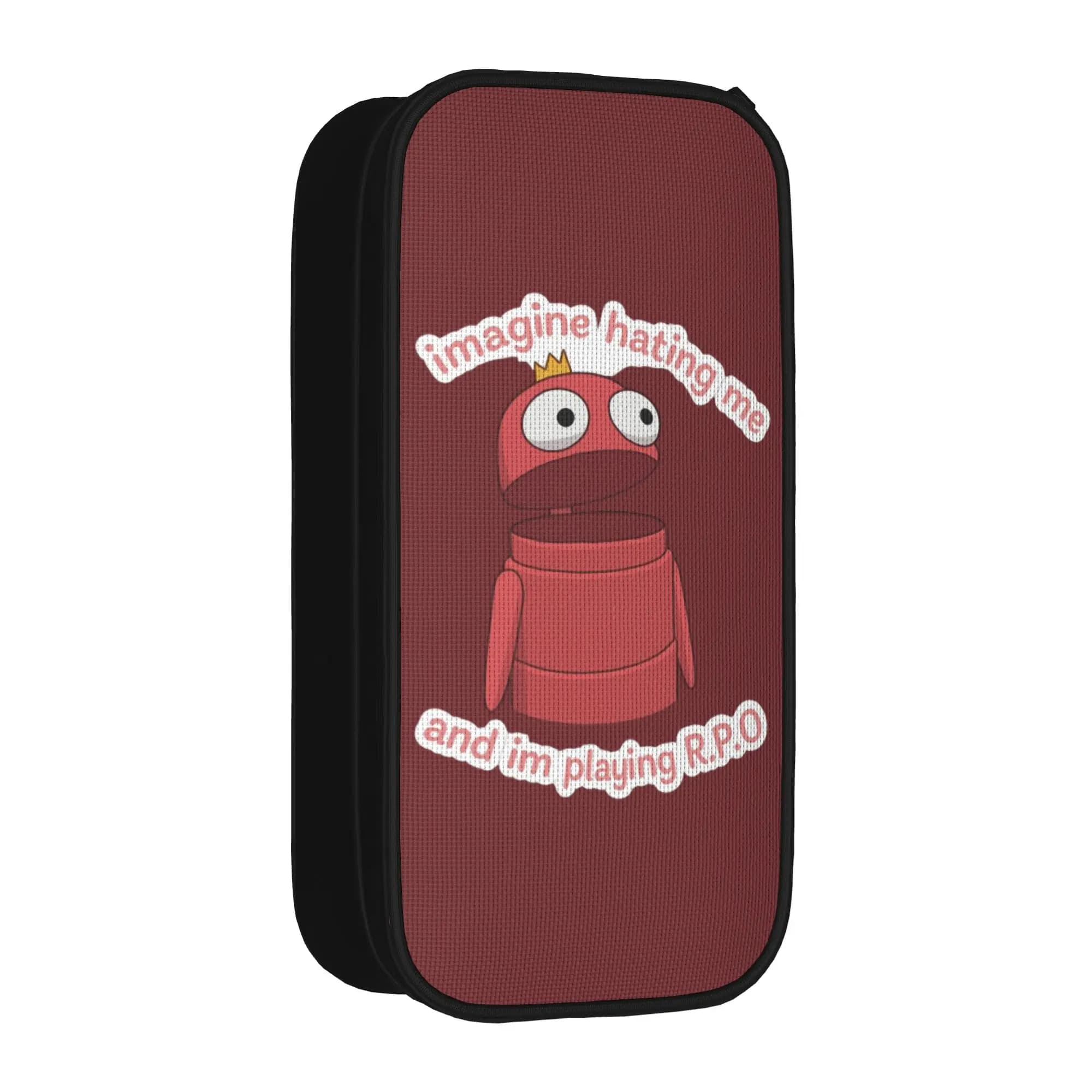 Imaging Hating Me And I'm Playing R.E.P.O. Pencil Case Game Repo Robot Pencilcases Pen Holder Student Big Bag Gift Stationery