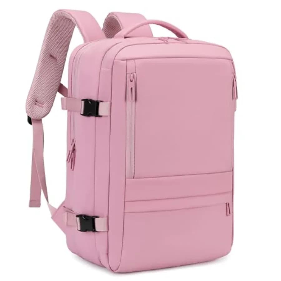 Travel Backpack for Women Expandable Carry On Backpack with 17.3 Inch Laptop Compartment - Personal Item Travel Bags for Women
