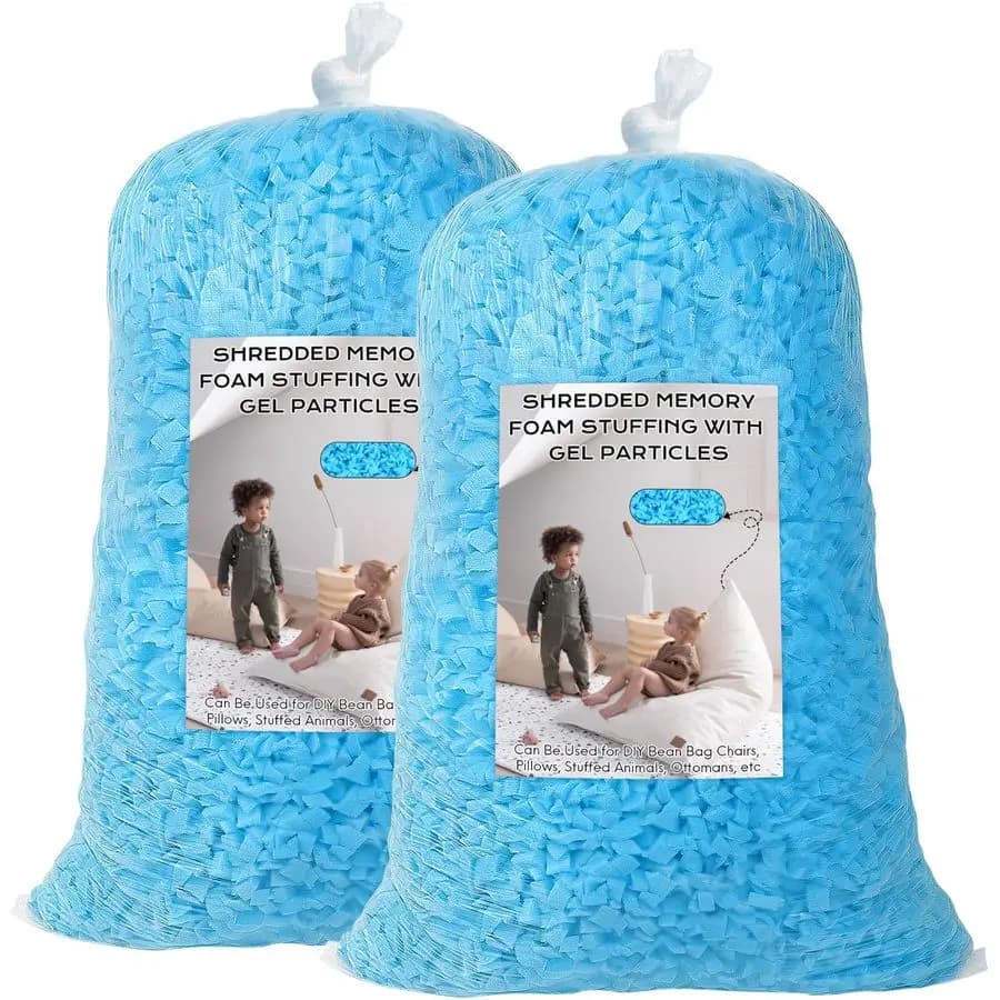 Filling for Bags, 12 pounds of Padding in Memory Foam Sfilacciato, Sacco Armchair upholstery, Sacco Refill Insert, Boxing Bags, P