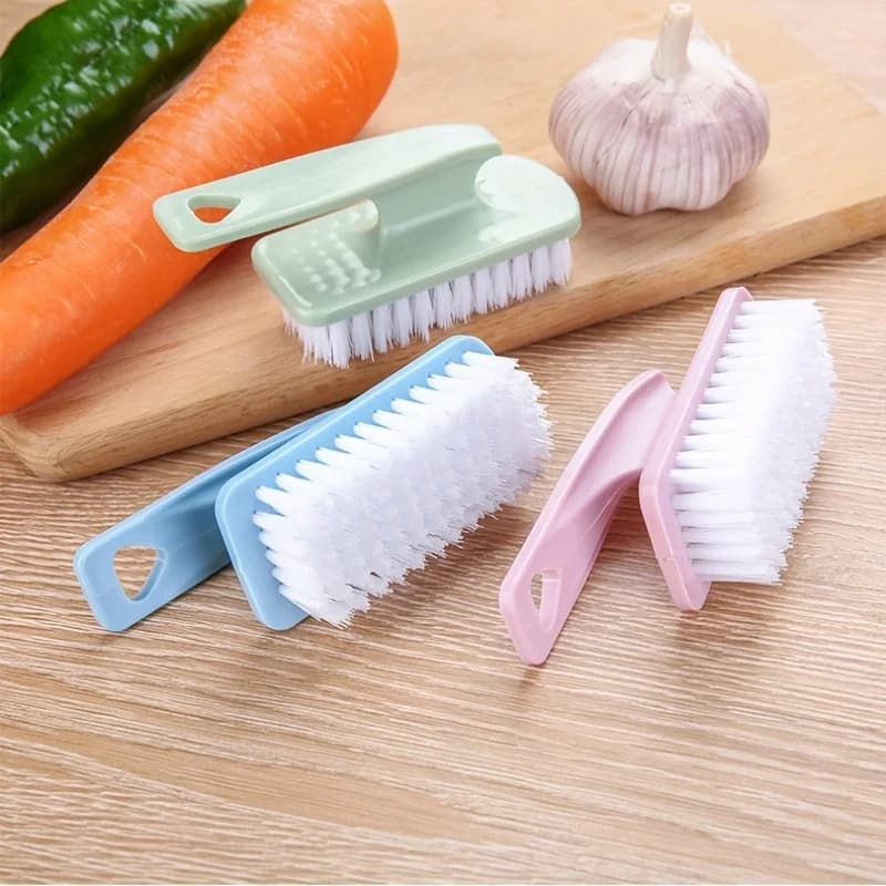1pc Multi Functional Household Vegetable Brush, Shoe Washing Brush, Portable Cleaning Brush with Handle, Household Items