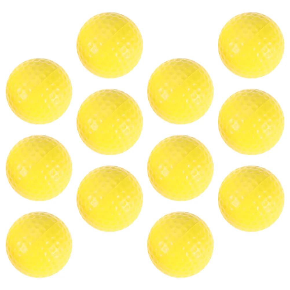 12Pcs Golf Foam Balls Lightweight Indoor Training Balls Professional Supple Practice Golfing Training Accessories for and