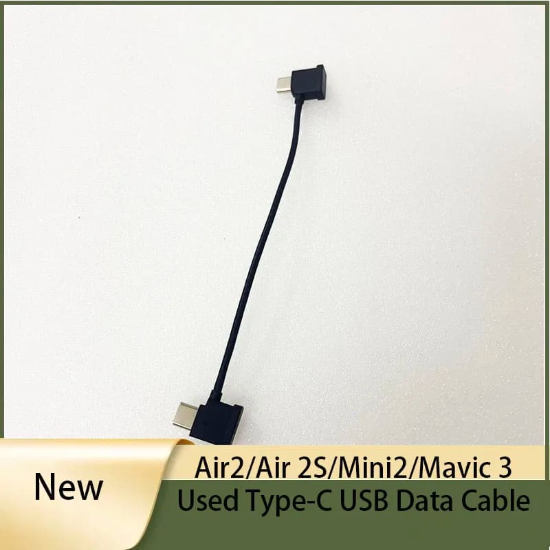 Cavo dati Micro USB originale usato per DJI Mavic 3, Mavic Mini 2, Mini 3, Air 2, Air 2S, compatibile con telecomando, adatto per Type-C OTG.