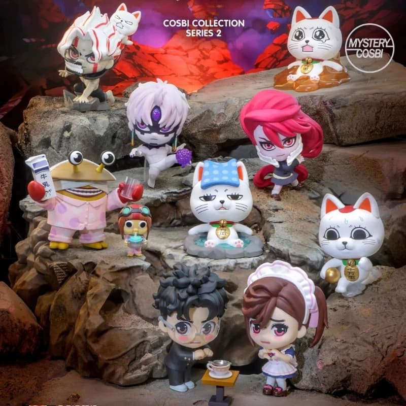 Hot Toys Dandadan COSBI Mini Figure Series 2 Blind Box Cute Figure Doll Ornament Model Desktop Decoration Mystery Bag Toys Gifts
