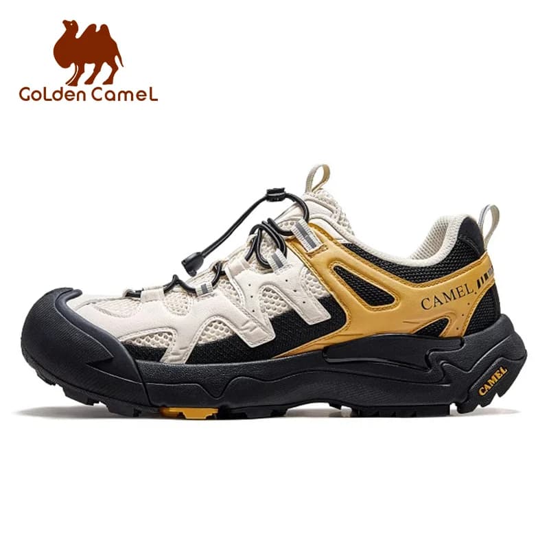 GOLDEN CAMEL Scarpe da trekking Mesh traspirante Scarpe sportive casual da uomo Scarpe da trekking antiscivolo e assorbimento degli urti 2025 Nuovo