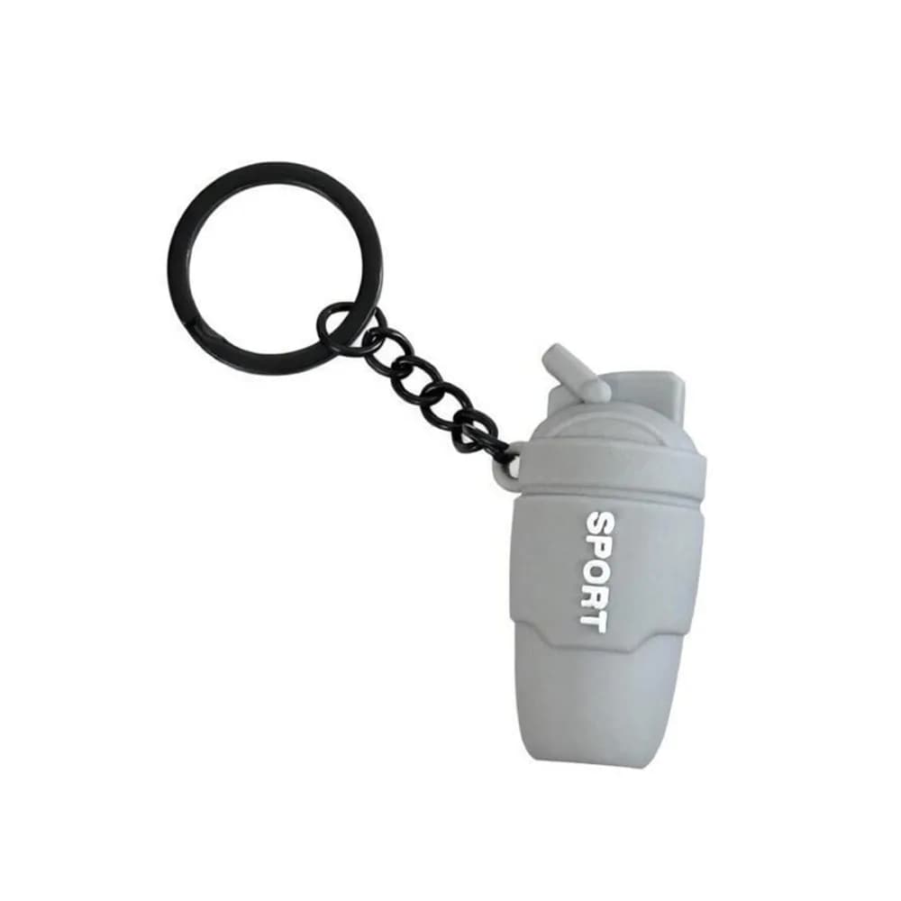 Nuovo Portachiavi Mini Bilanciere da Palestra in Silicone, Motivatore Fitness, Portachiavi Kettlebell, Ciondoli da Appendere alla Borsa