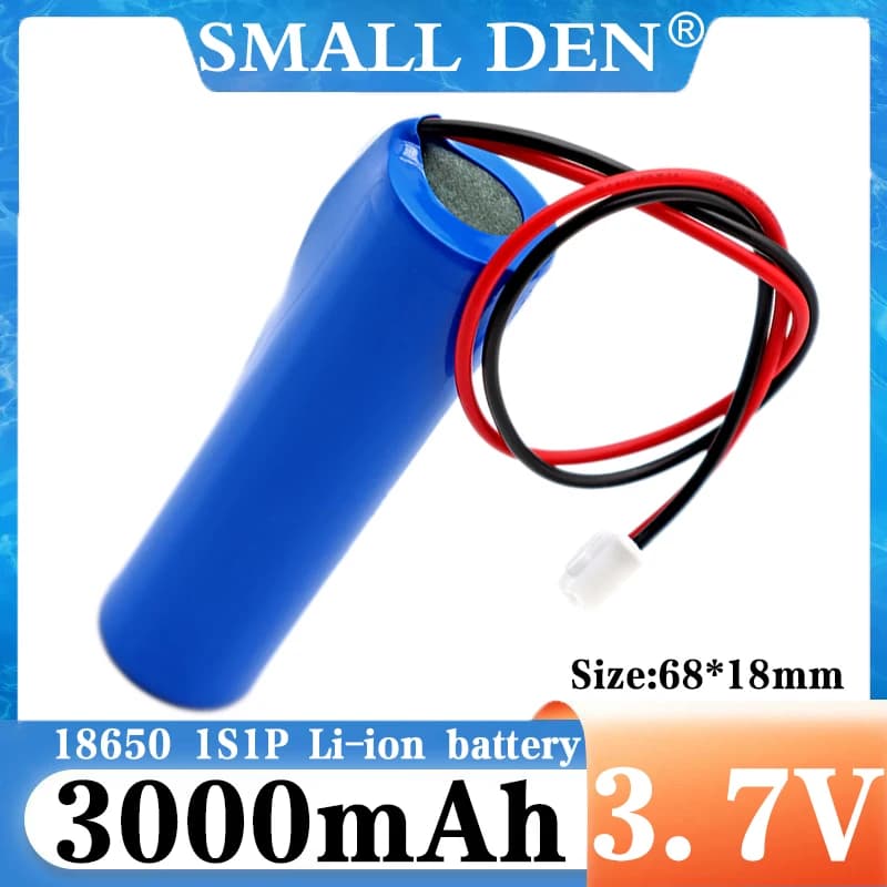 Batteria ricaricabile agli ioni di litio da 3,7 V 18650 3000 mAh 6000 mAh 9000 mAh 12000 mAh con PCB per altoparlante Bluetooth Fari solari