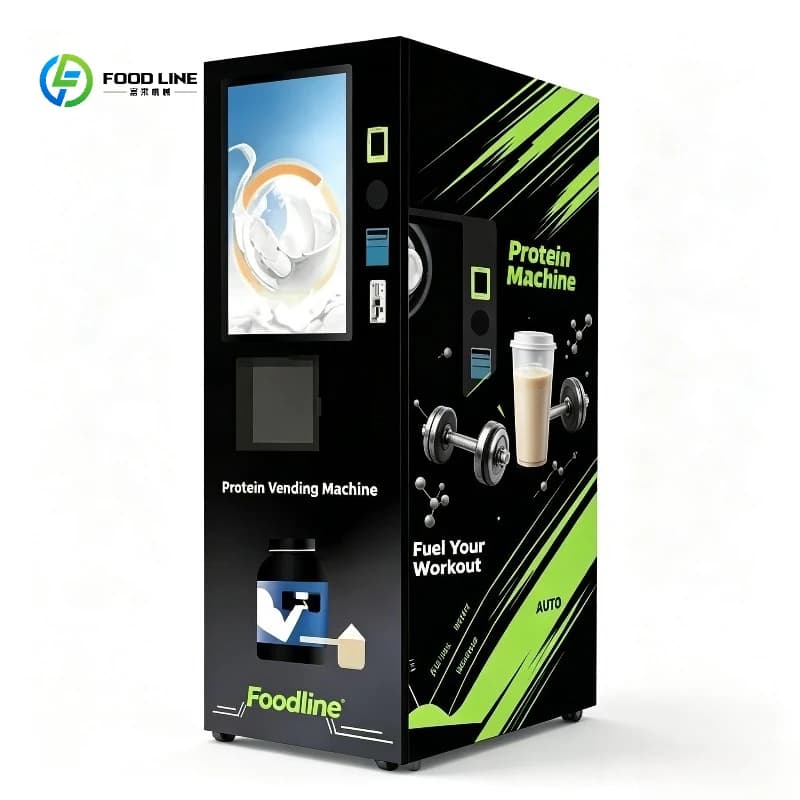 FL Customize protein powder vending machine Touchscreen Controlled Protein Shake Vending Machine with Recipe Customization