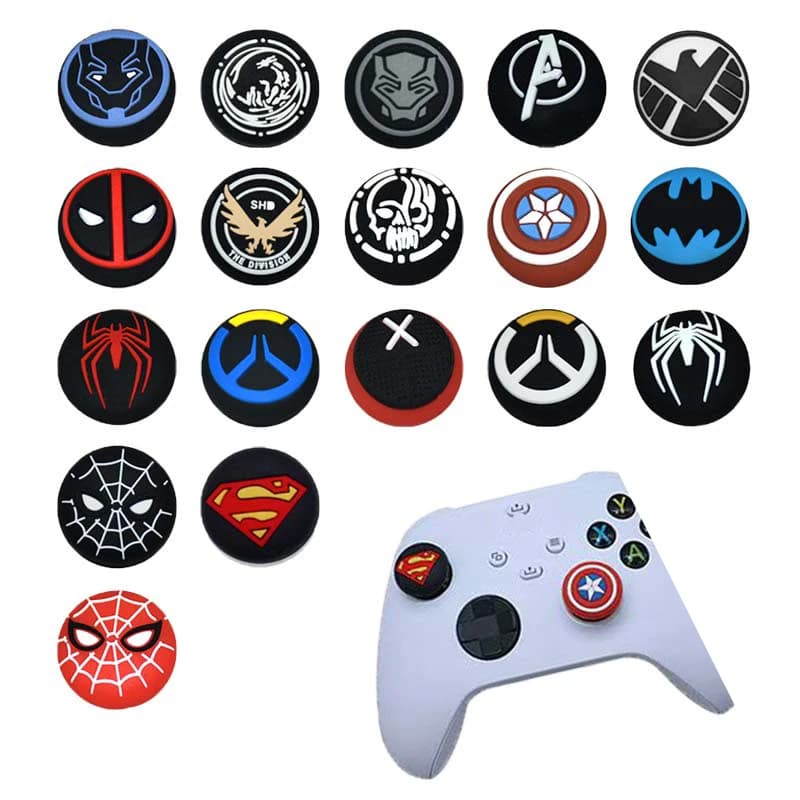 2 pz Silicone Thumb Grip Cap Per PS4 PS5 Playstation 5 Xbox Serie XS Gioco Joystick Controller Accessori Thumbstick Grip Caps