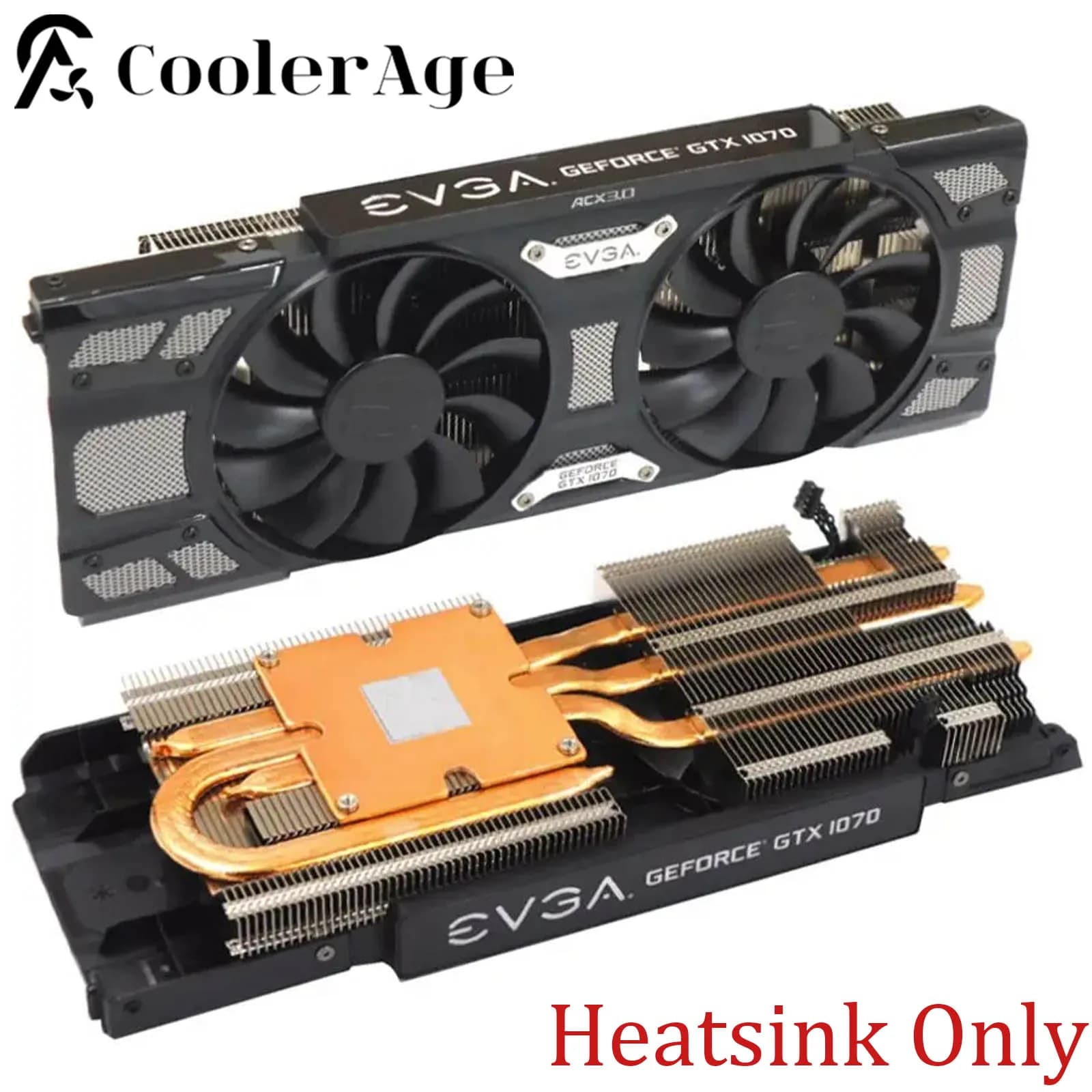Dissipatore di calore della scheda Video GTX1070 GTX1080 per dissipatore di calore GPU della scheda grafica sostitutiva EVGA GTX 1070 1080