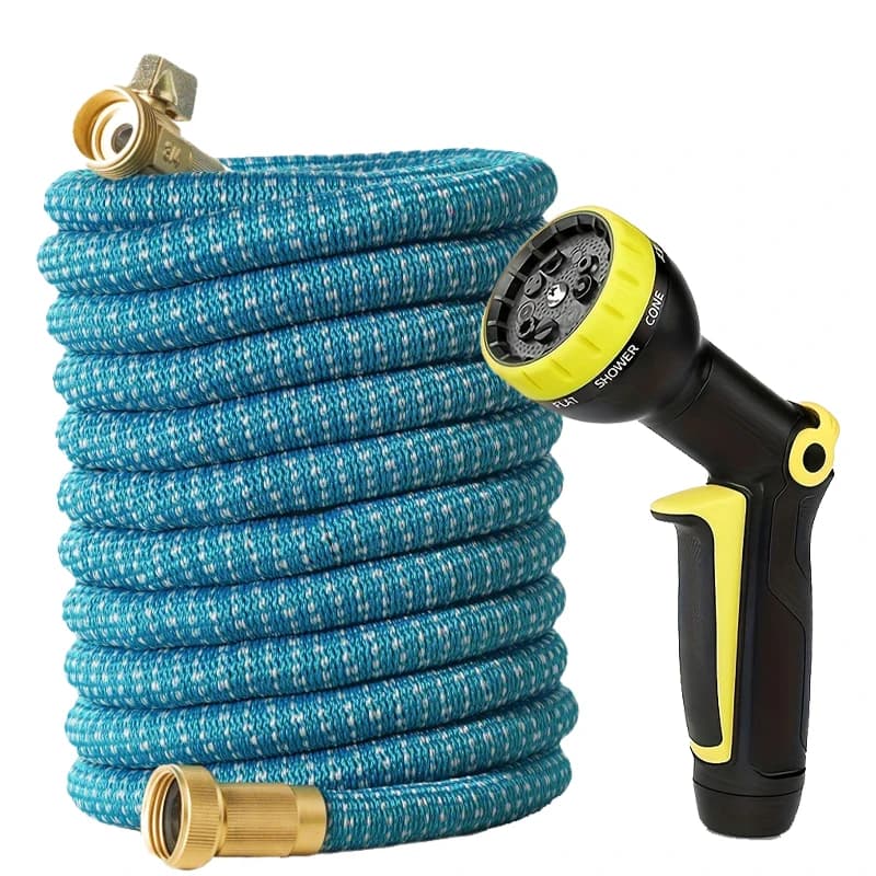 Garden expandable magic pipe, high pressure spray, for irrigation and garden cleaning, 3/4 inch, connector, garden irrigation tool