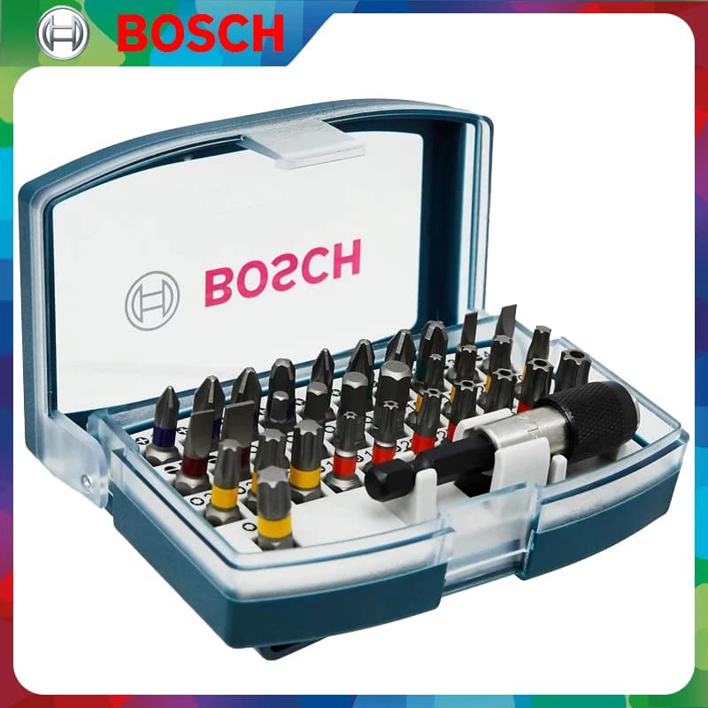 BOSCH 2607017359 Set of professional screwdriver tips with belt clip 32 pcs Accessories for durable and durable power tools