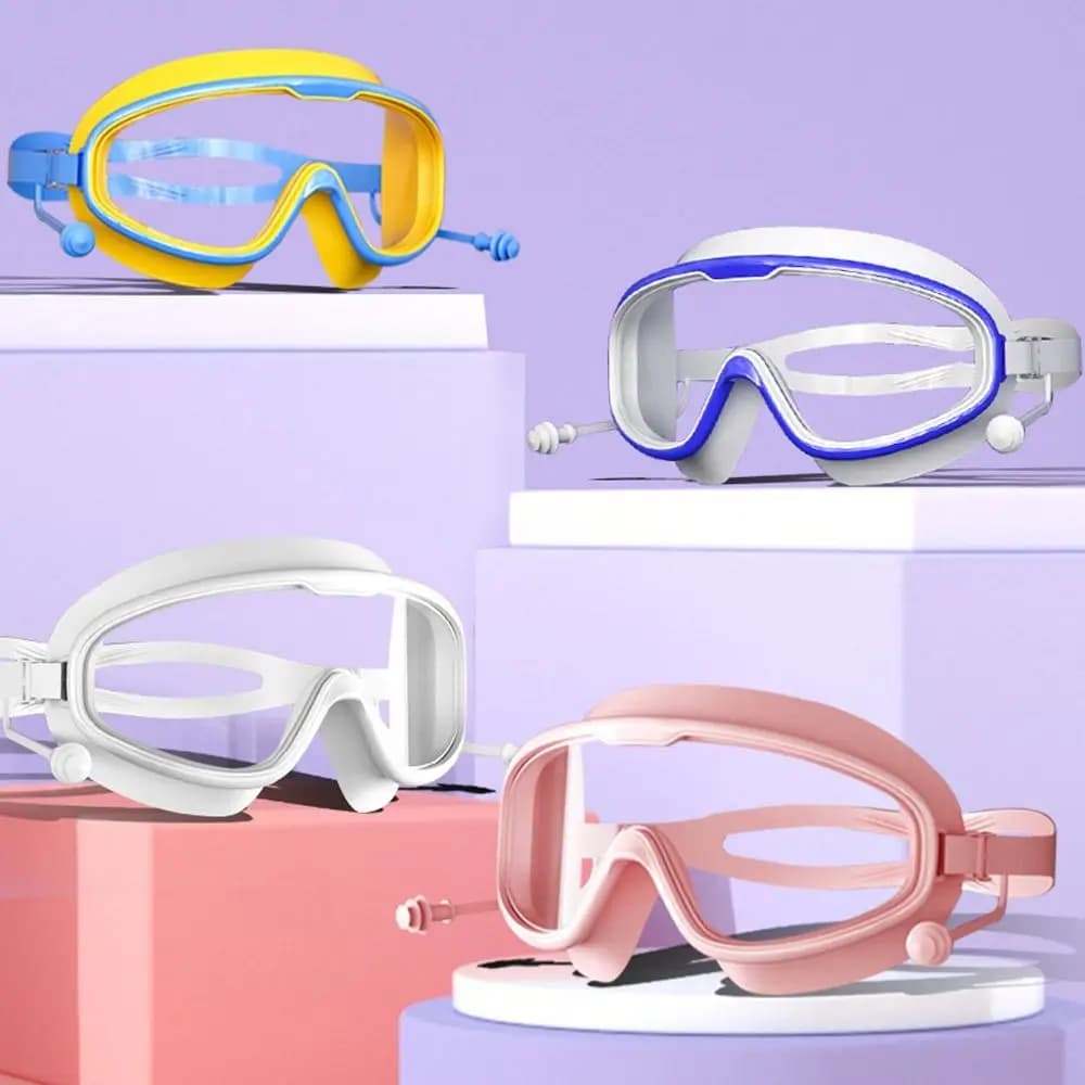 Occhialini da Nuoto Antiappannamento e Antinfiltrazione con Protezione UV per Bambini