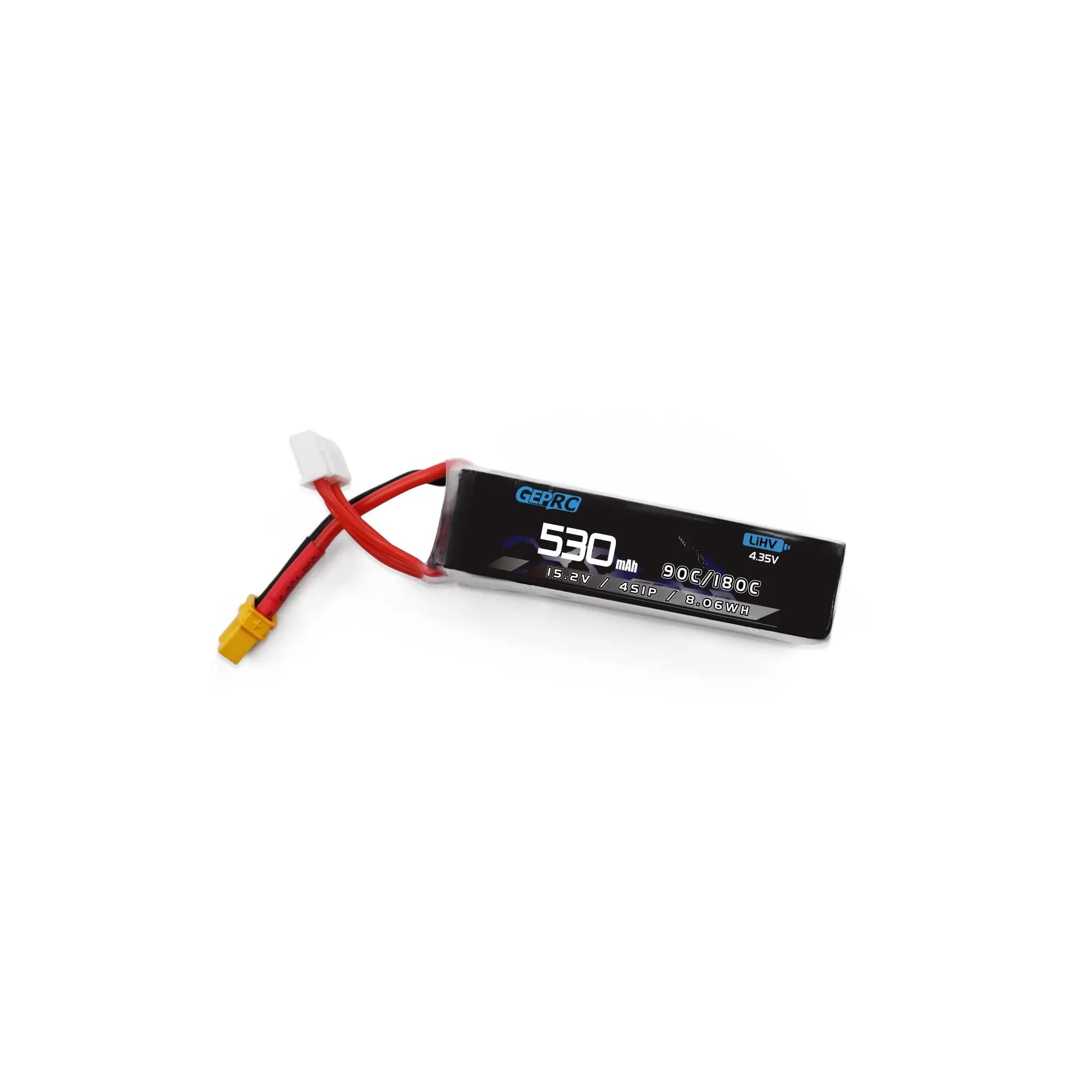 Batteria LiPo GEPRC 4S 530mAh 90/180C HV 3.8V/4.35V adatta per drone serie 2-3 pollici per parti di accessori quadricotteri RC FPV