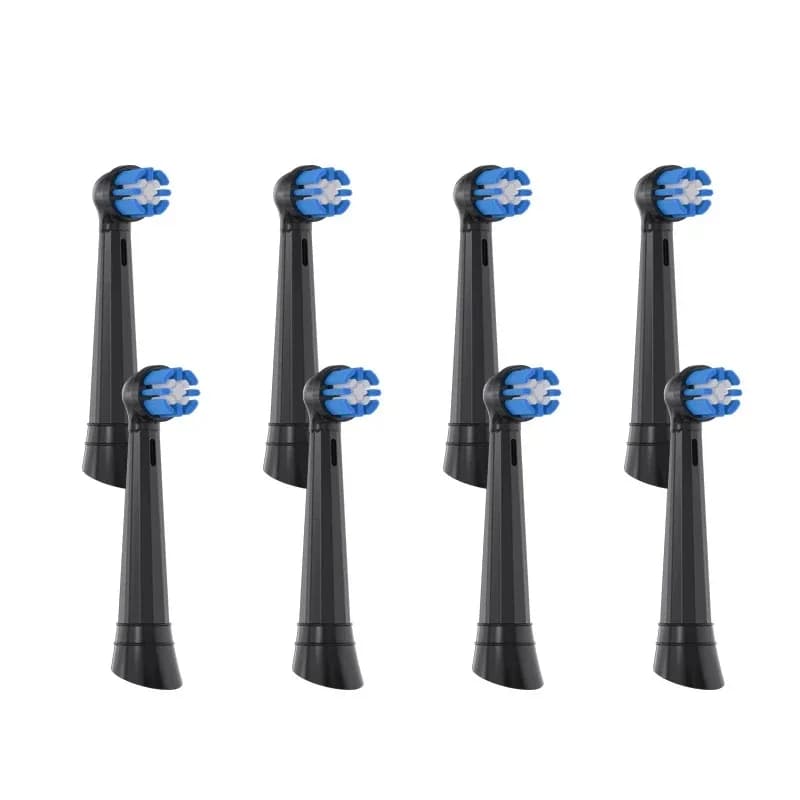Testina di ricambio per spazzolino elettrico 2 pezzi per Oral B io10/9/8/7/6/5/4/3/2 Testine per spazzolino elettrico con azione pulita a croce Ugello adatto