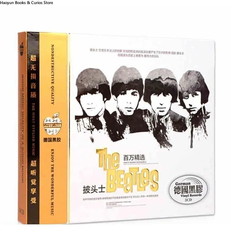 3CD, Collezione di CD dei Beatles - CD di musica rock classica, canzoni oldies euroamericane, collezione di rock classico leggendario