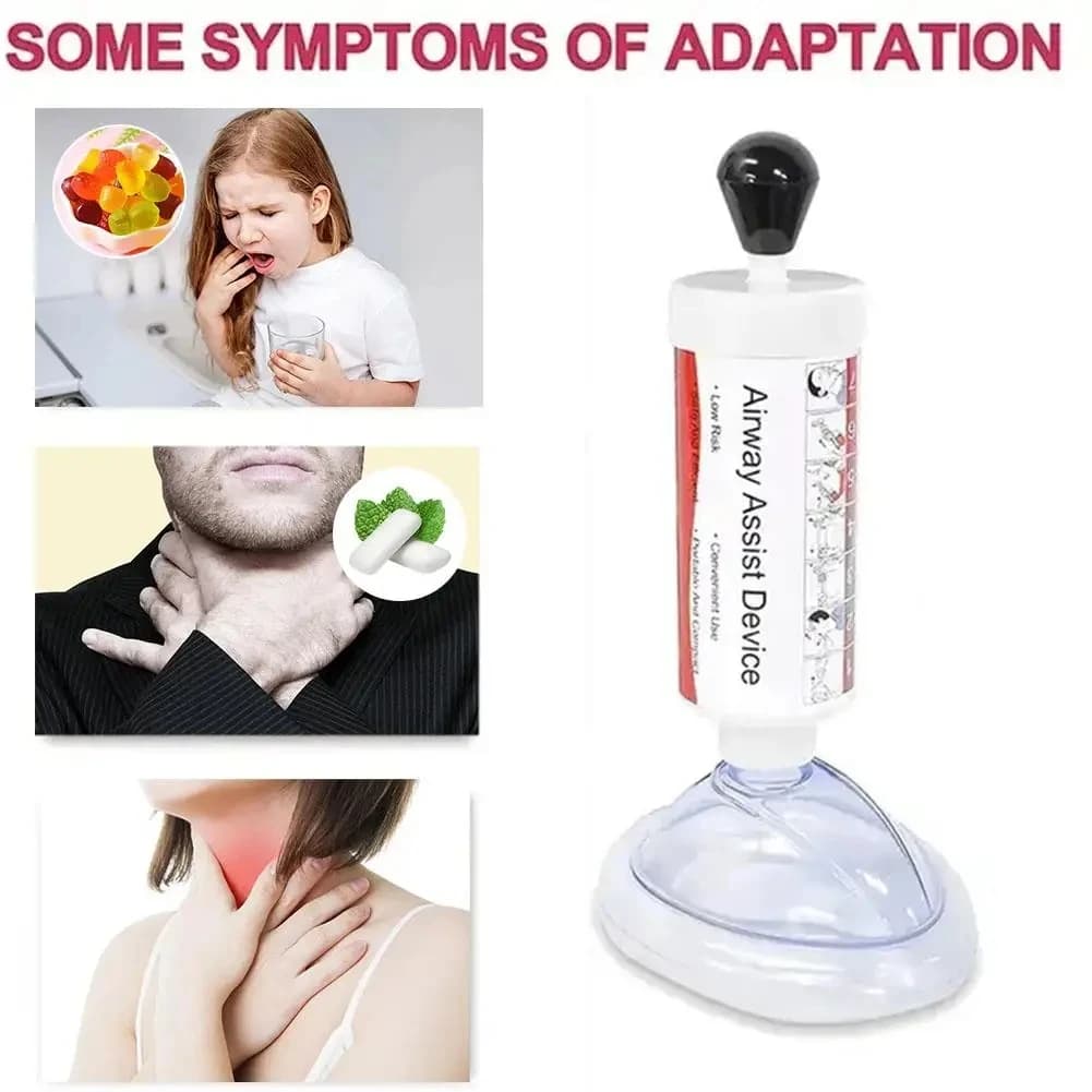 Portable emergency hypoxia device, improved life first aid, anti asphyxia vacuum equipment, adult and child mask first aid kit