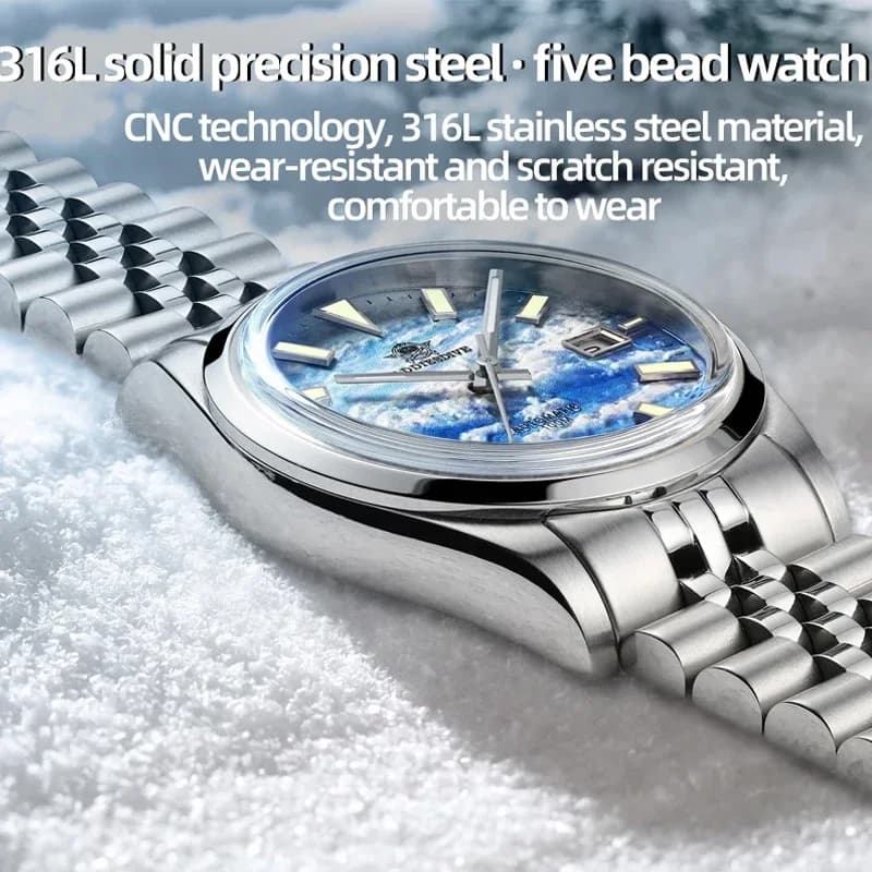 ADDIESDIVE NEW 39mm Watch Automatic Men's Mechanical NH35 Stainless Steel Super Luminous 100M Waterproof Submarine Watches Reloj Hombre