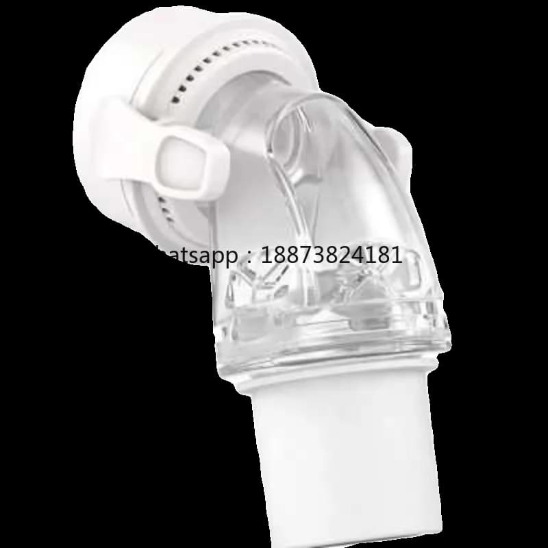 Connettori a gomito per maschere nasali e facciali ResMed AirFit F20, accessori per il collegamento del tubo del ventilatore, spedizione rapida