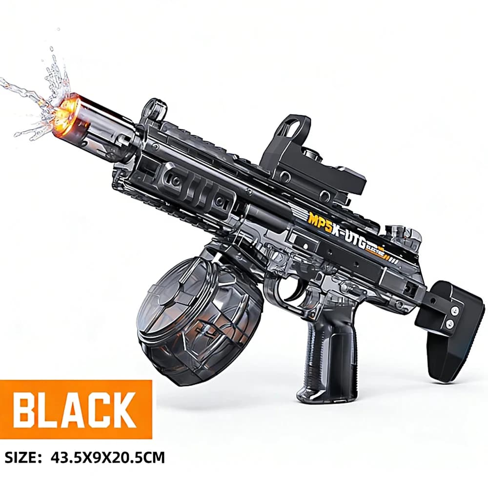 Simulated Firing and Recoil Electric Water GunToys Children Automatic Sensor Lights Water Pistol Summer Outdoor Beach Kids Toy