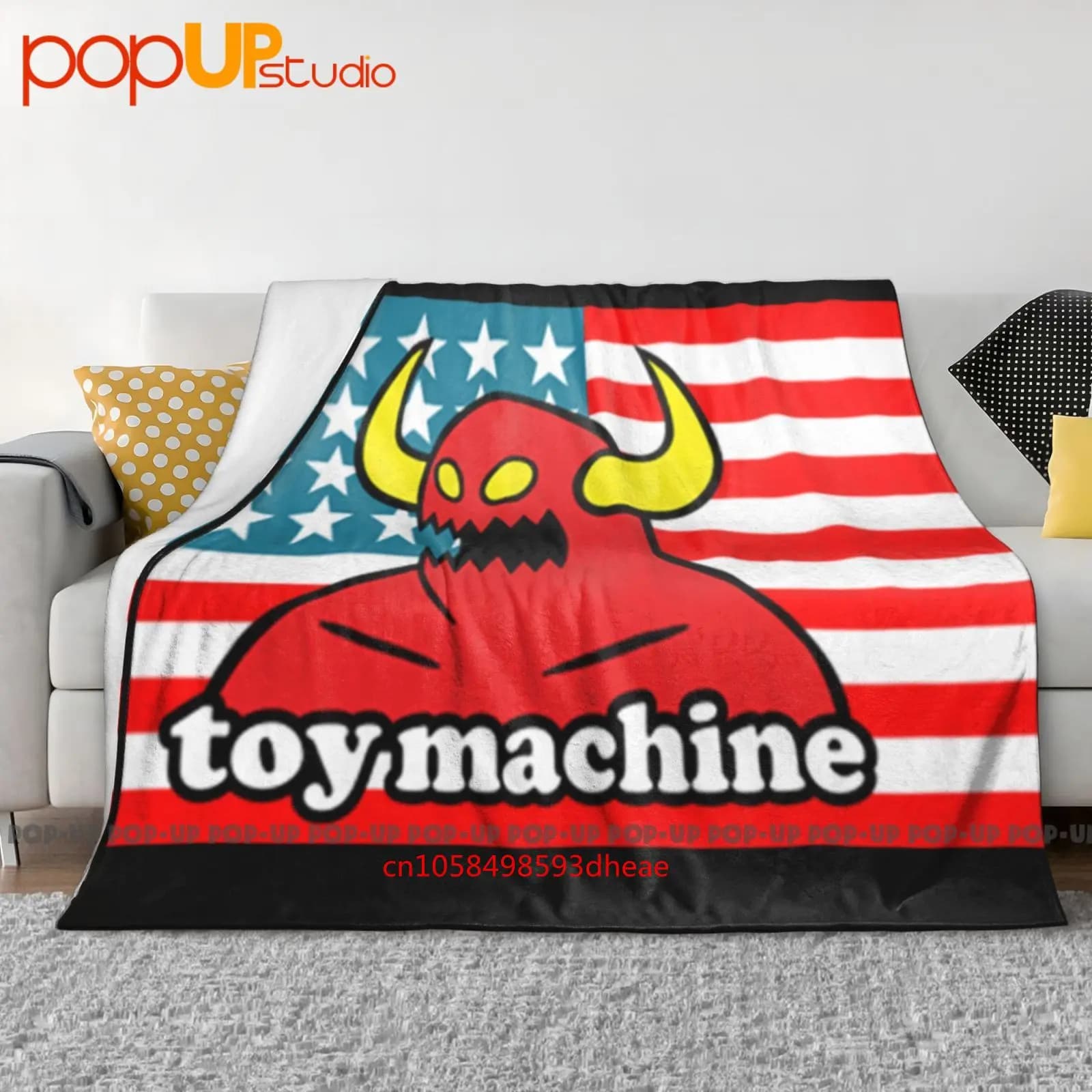 Toy Machine Skateboarding Ultra-Soft Blanket Quilt Winter Sofa Cover Bed Covers