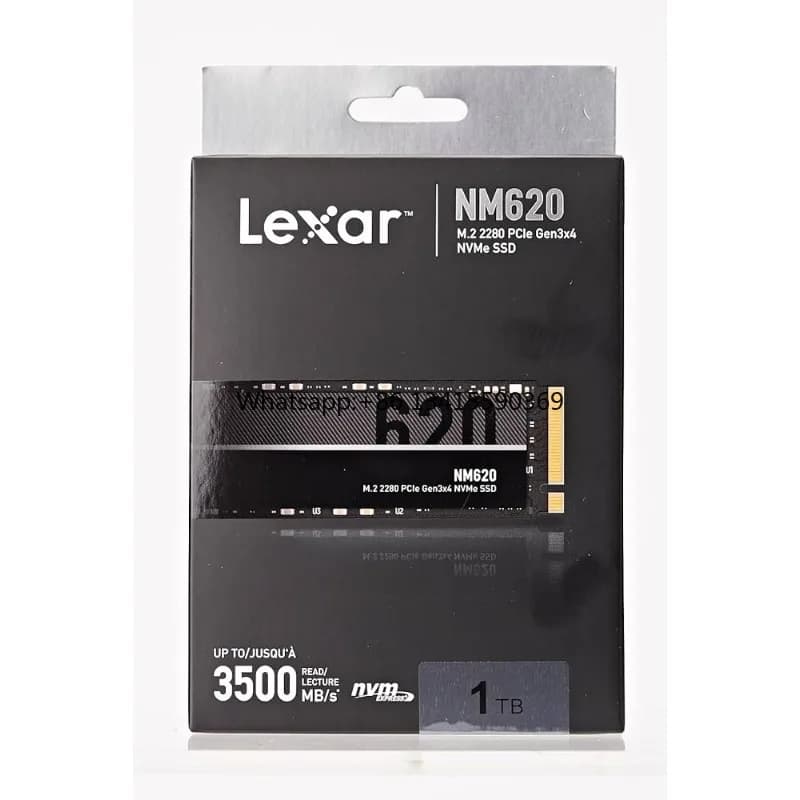 SSD Lexar 256 GB 512 GB NM620 SSD NVME serie 620 SSD interno, lettura-3500, unità a stato solido - LNM620X256G/LNM620-512RB