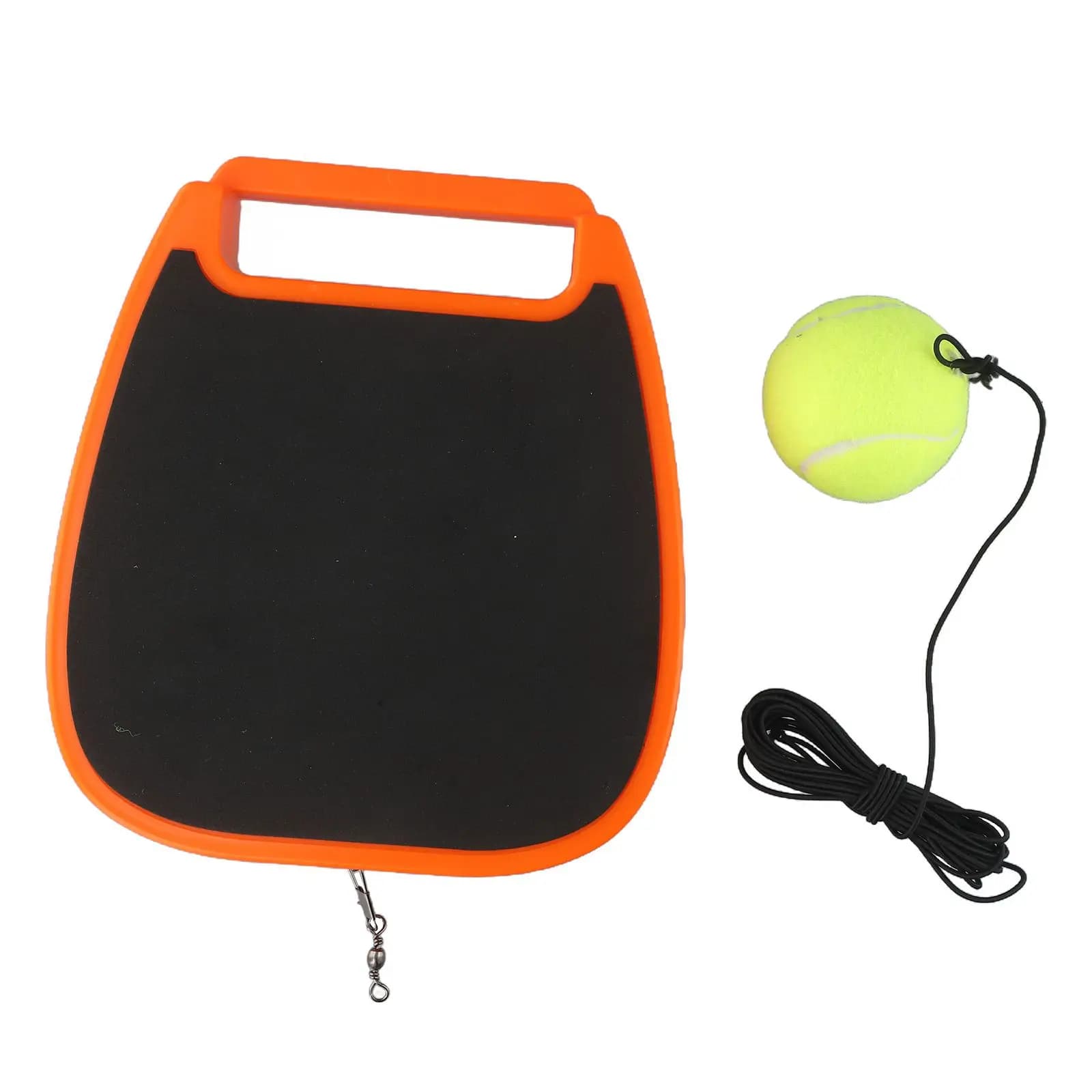 Dispositivo di Recupero Integrato per Allenamento Autonomo con Sacchetto di Sabbia e Contrappeso, Rivestimento in Gomma per Palline da Tennis