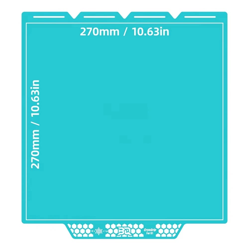 A72Z Panda Build Plate CryoGrip Pro Glacier Sheet Double-Sided Spring Steel for U1 3D Printer Parts
