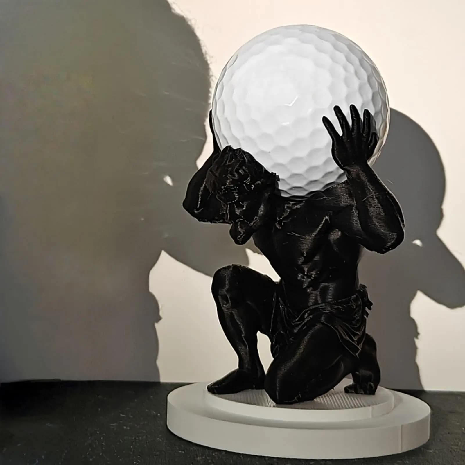 Artistic Golf Ball Display Holder Sculptural Storage Rack Collection Stand For Sport Men Women Athletes Golfer Birthday Gift