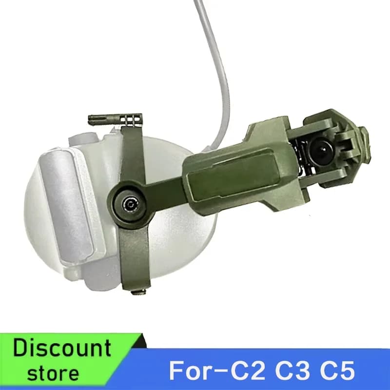 Adattatore per Casco Tattico, Supporto per Cuffie, Accessorio Compatibile con Cuffie C2 C3 C5