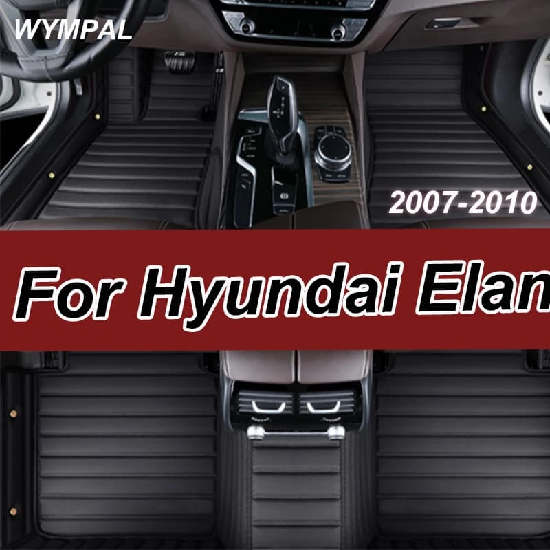 Tappetini per auto di lusso per Hyundai Elantra Avante HD 2007 ~ 2010 Tappetino in pelle di lusso Tappeto Tappeto per interni auto Parti di accesso per auto