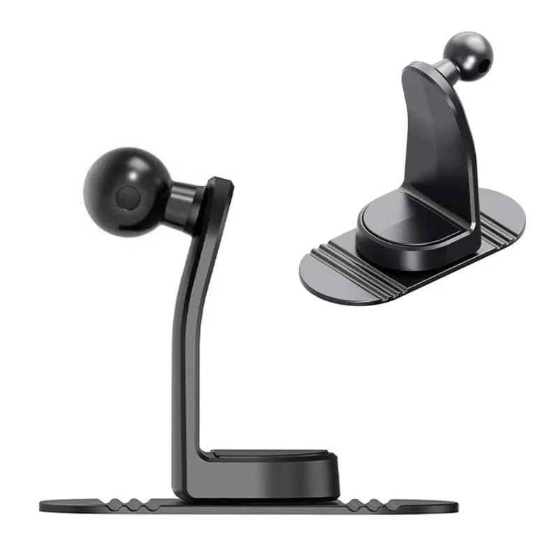 Car Cellphone Holder Dashboard Mount 360° Rotatable 17mm Ball Head Car Phone Stand Support Navigation GPS Cradle Base
