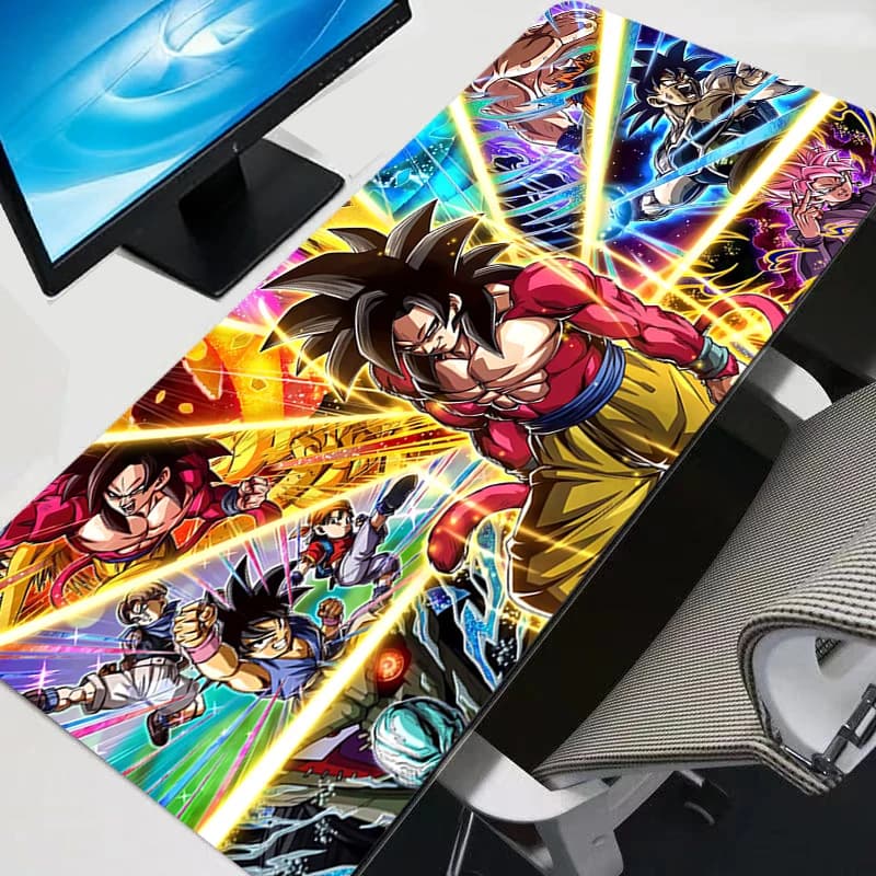 Tappetino per mouse da gioco Dragon Ball Durable Max PC Computer Gamer Desk Mat per CS GO LOL XXL Laptop Kawaii Mousepad Gift