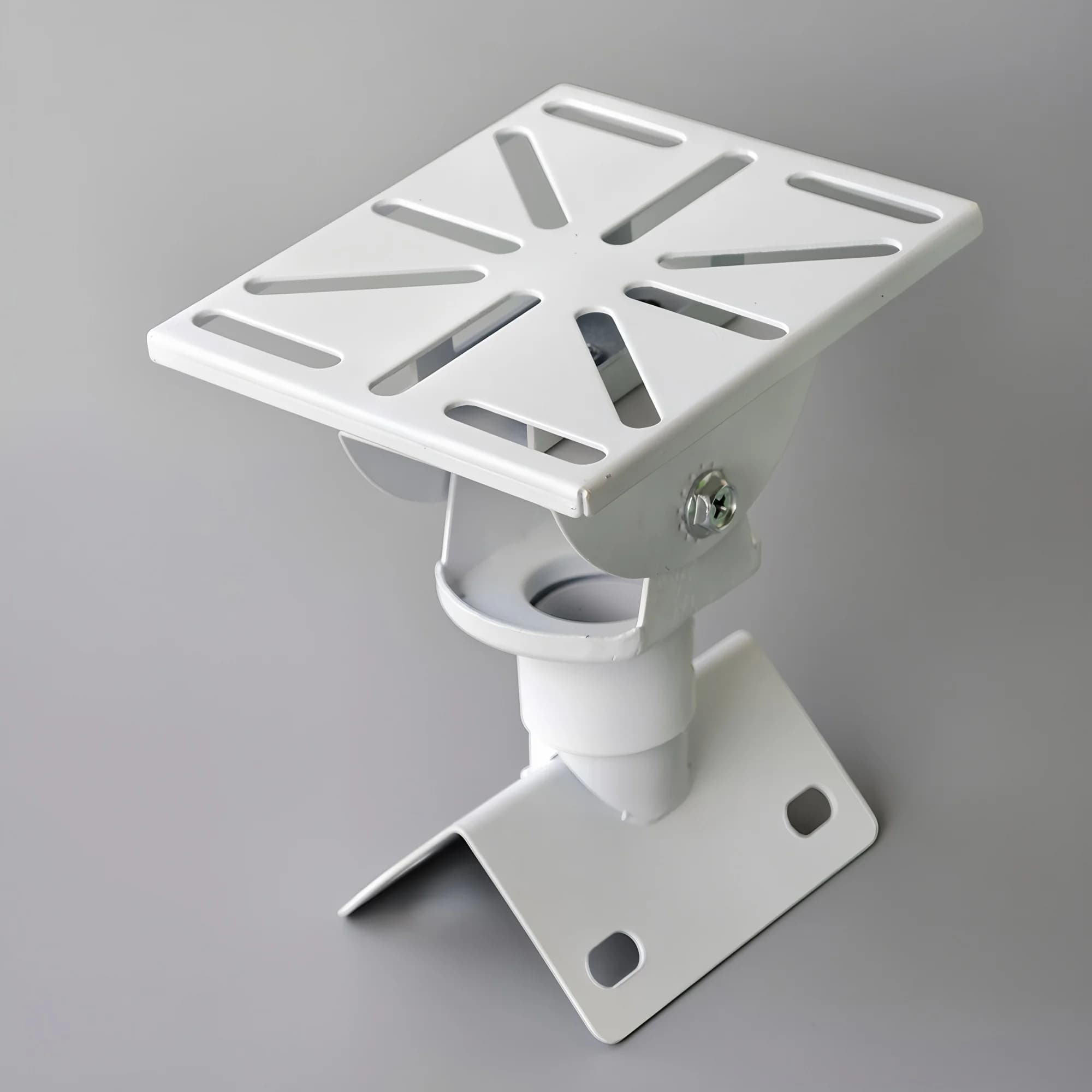 90 ° Staffa di montaggio angolare per telecamera dome PTZ wireless ad angolo retto Staffa per morsetto integrata per telecamera di sicurezza con asta trasversale