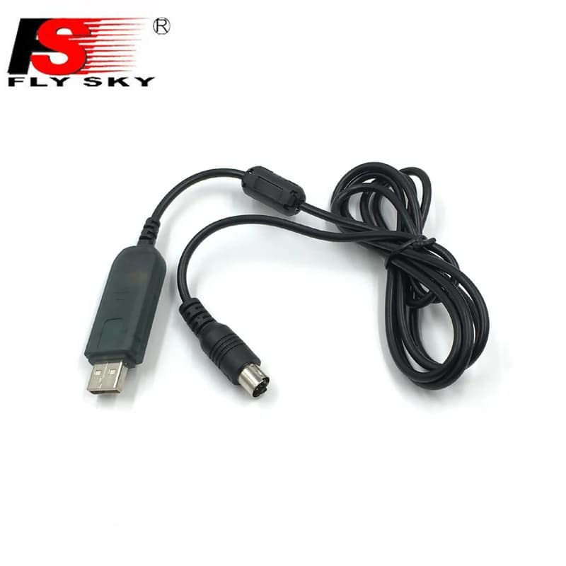 FLYSKY FS-CT6B FS-i6 FS-T6 Trasmettitore Aggiornamento firmware Cavo dati USB Scarica Linea RC Elicottero Multirotore FPV Racing Drone