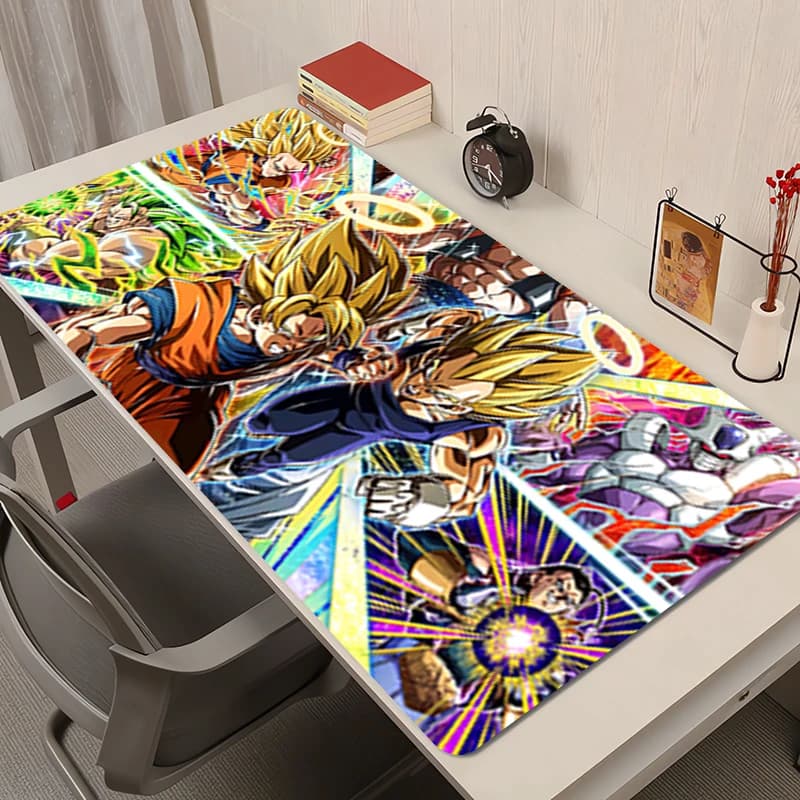 Tappetino per mouse Tappetino per mouse in gomma HD Dragon Ball Tappetino per scrivania da ufficio Modello Tappetini da gioco Tappetino esteso Accessori per PC Tappetino per tastiera antiscivolo
