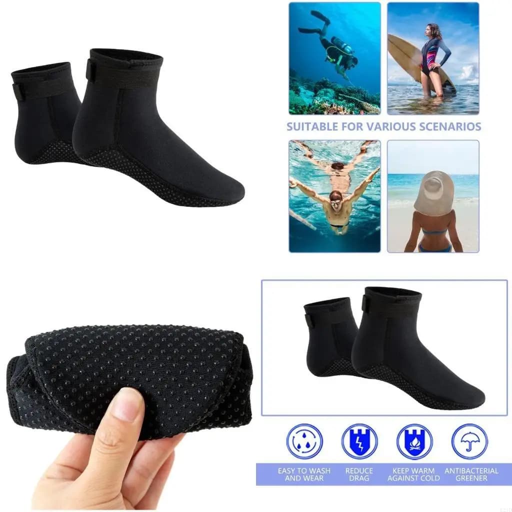 Sub socks Non-slip swim socks Pine socks for woman Man, heat water socks