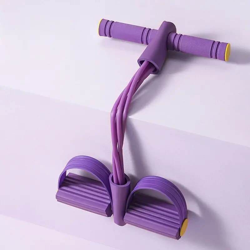 1 pezzo con cinturino di resistenza con maniglia, corda multifunzionale per yoga e sit-up per uomini e donne, cinturino per fitness step machine, attrezzatura per fitness domestico, adatto per stretching delle gambe, sit-up e cinturino di resistenza per yoga step da donna