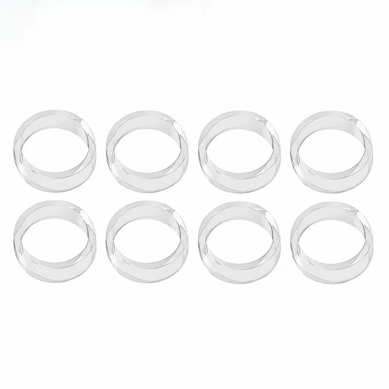 8Pcs elastic silicone joystick rings fit PS5 PS4 Steam Deck Rog Ally, non-slip, anti-wear, enhance grip for gaming consoles