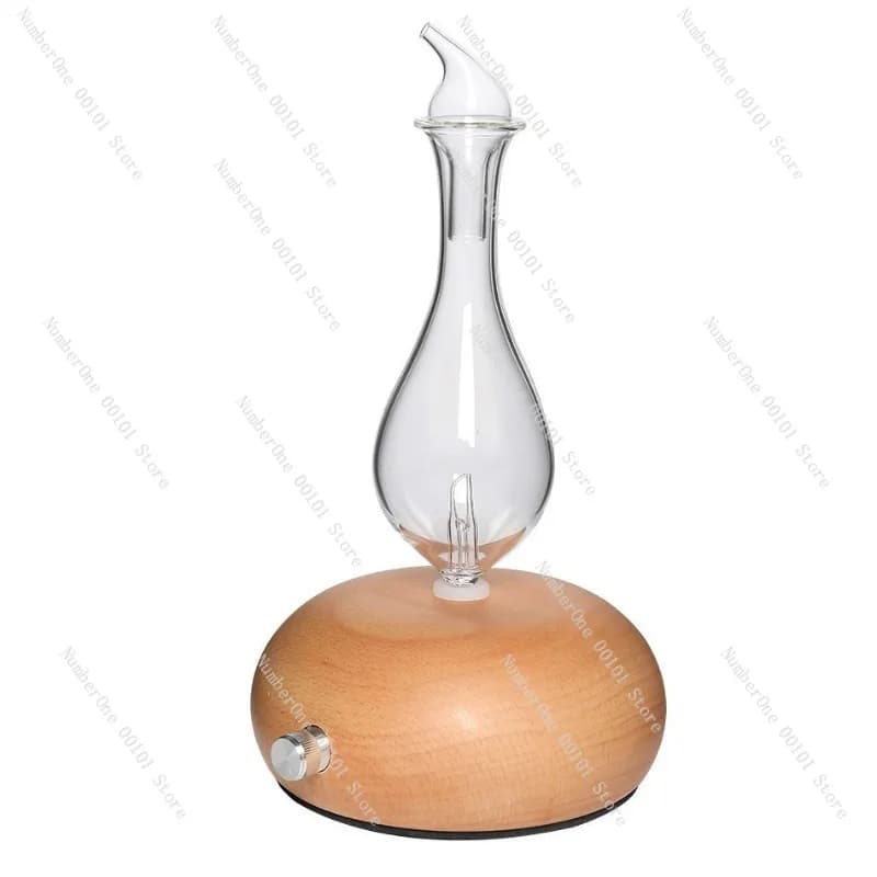 Diffusore di oli essenziali in legno silenzioso Nebulizzatore di oli puri Diffusore freddo Macchina per aromaterapia senza acqua per il rilassamento dell'home office