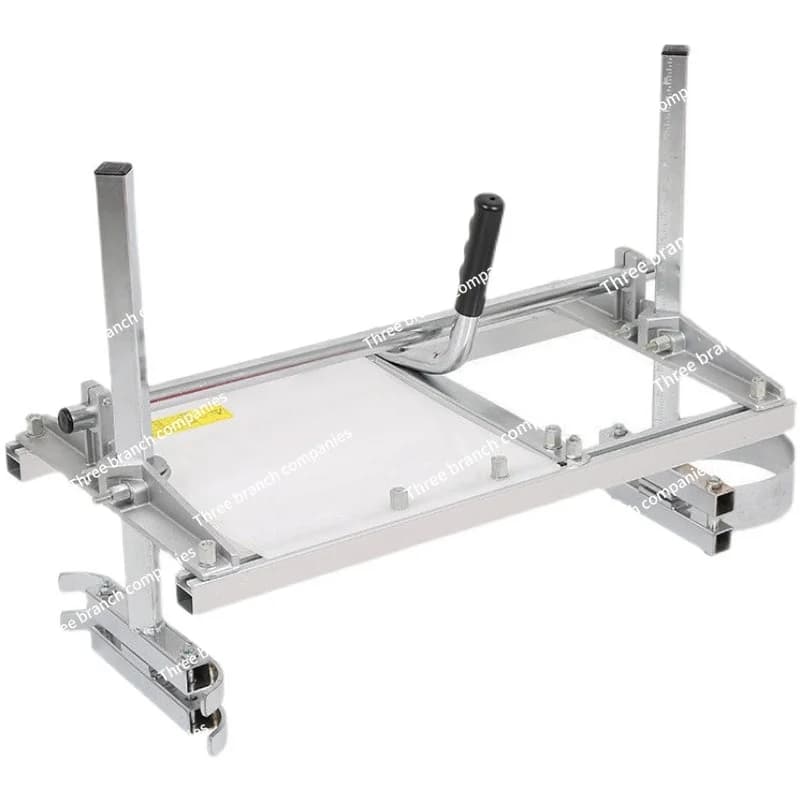 Professional chain saw frame, artifact, saw machine opening device, unpacking bracket, cutting board, original sub-shaft