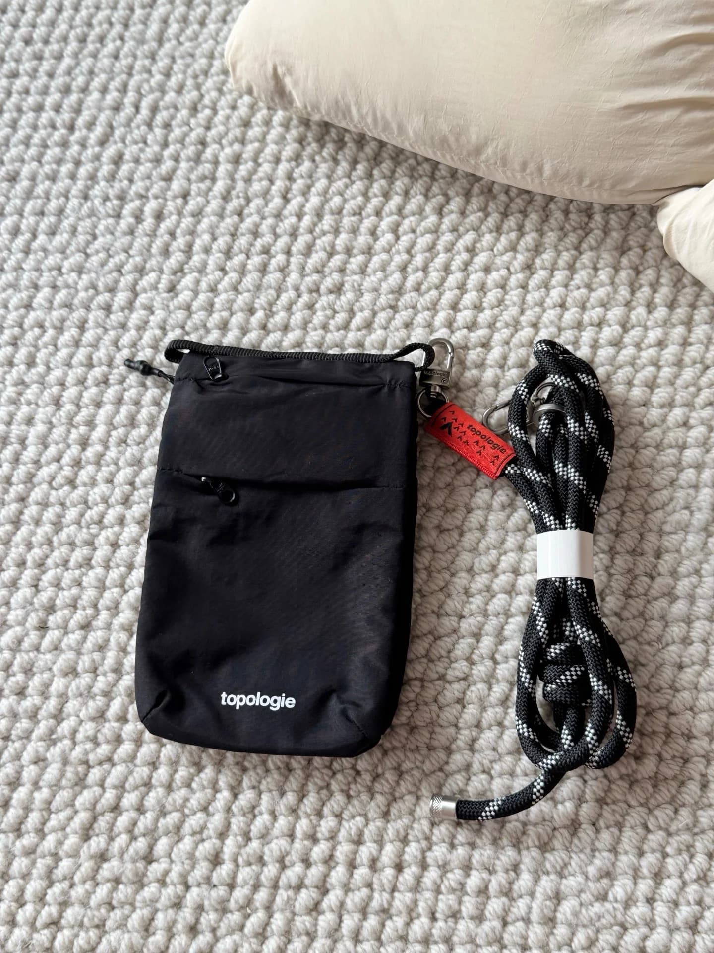 Borsa Pieghevole per Cellulare TOG, Borsa a Tracolla Trendy Giapponese, Portamonete Collaborativo, Borsa Impermeabile per Esterni
