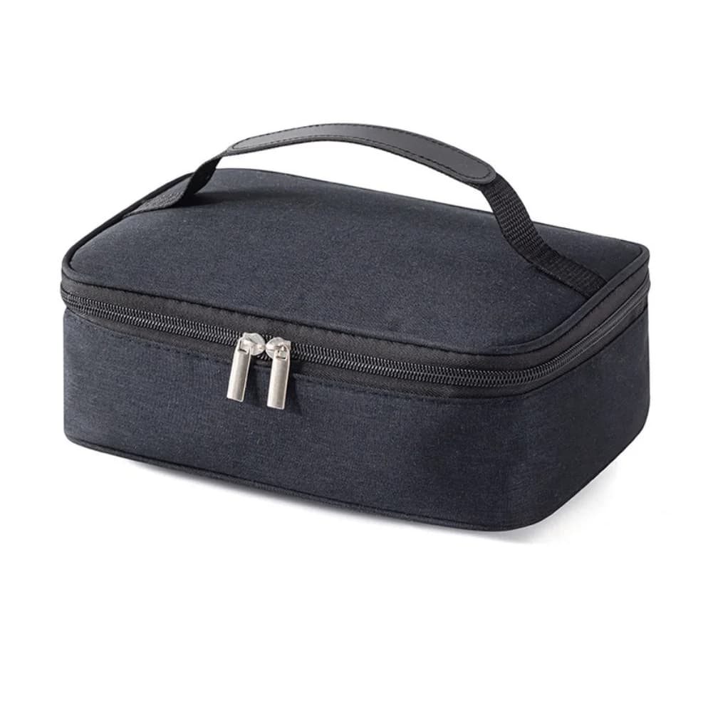 Thermal Insulated Lunch Bag Portable Food Container For Daily Commute For Work School Lightweight Oxford Fabric